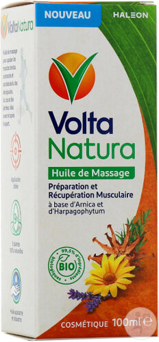 VoltaNatura Huile De Massage Préparation Et Récupération Musculaire 100ml