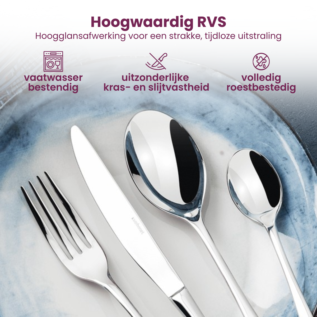 Sambonet Bestekset Flat - RVS - 36 delig | 6 personen