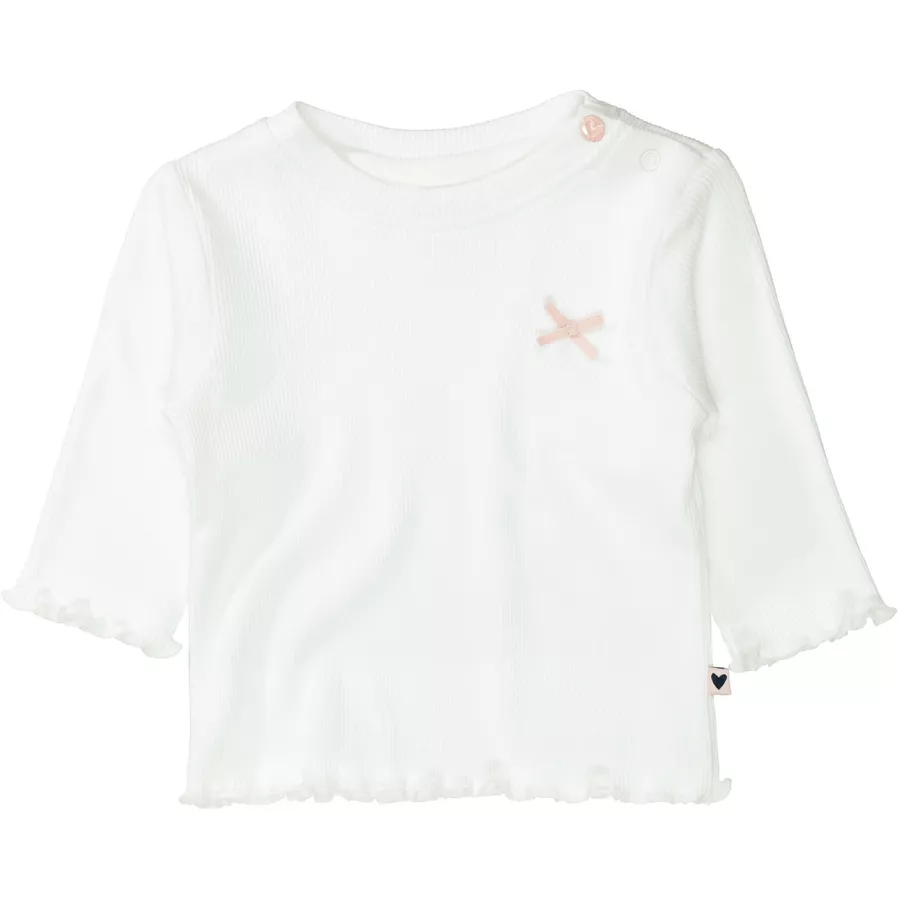 STACCATO Strampler+Shirt soft blush gemustert