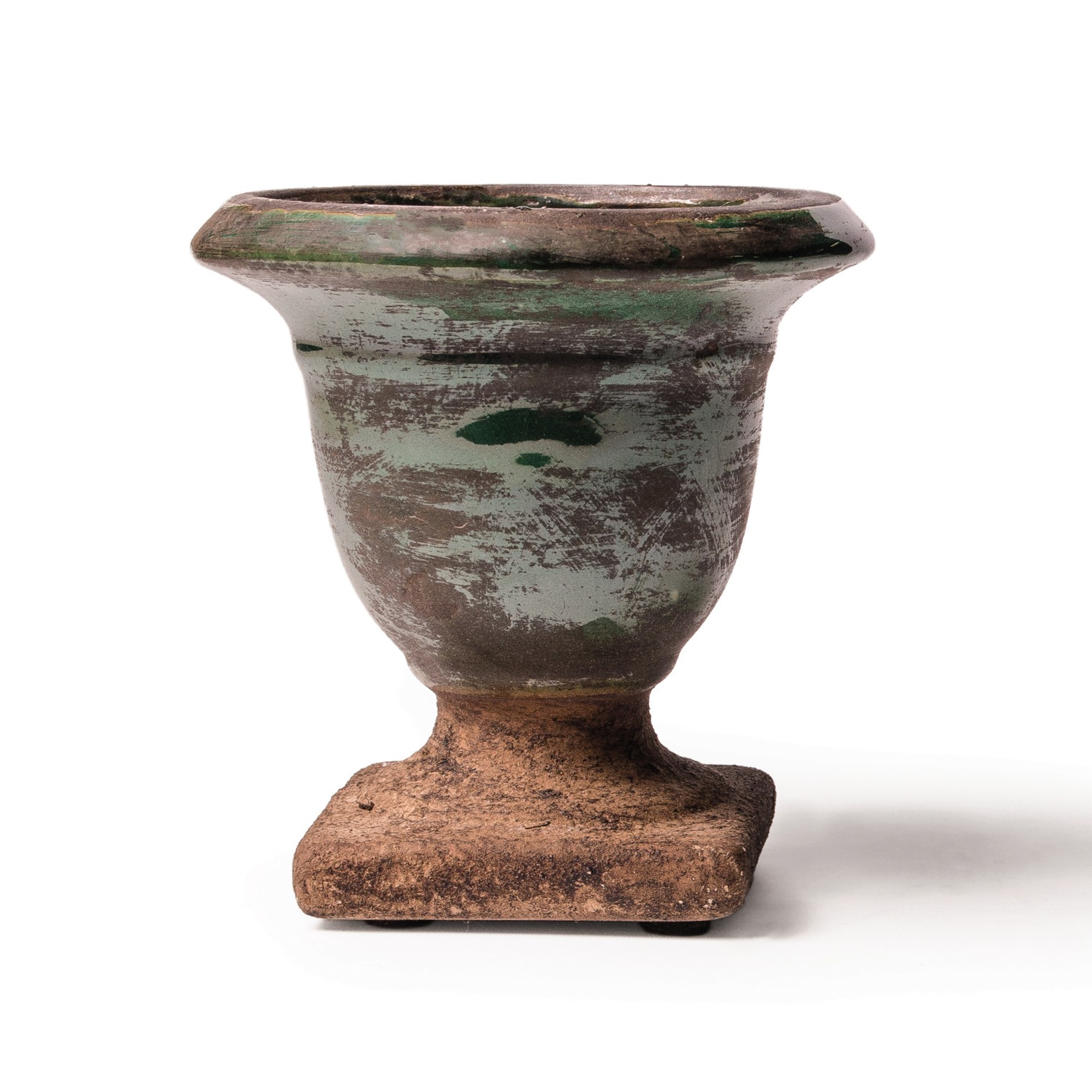 Pflanztopf 'Foix S' aus Keramik klein, grün, Ø 12 cm, H 12 cm günstig bestellen