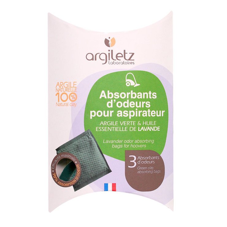 3 absorbants d'odeur pour aspirateur lavande
