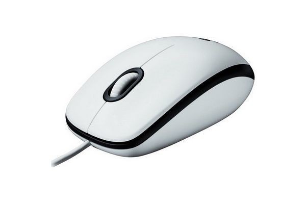 Souris filaire LOGITECH M100 Blanche