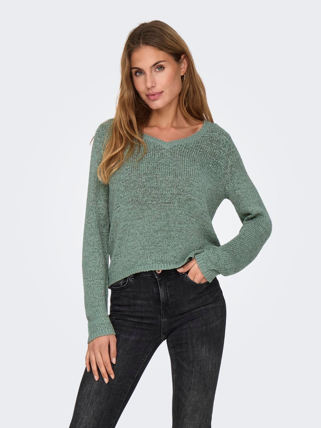 ONLGEENA Strickpullover Lily Pad