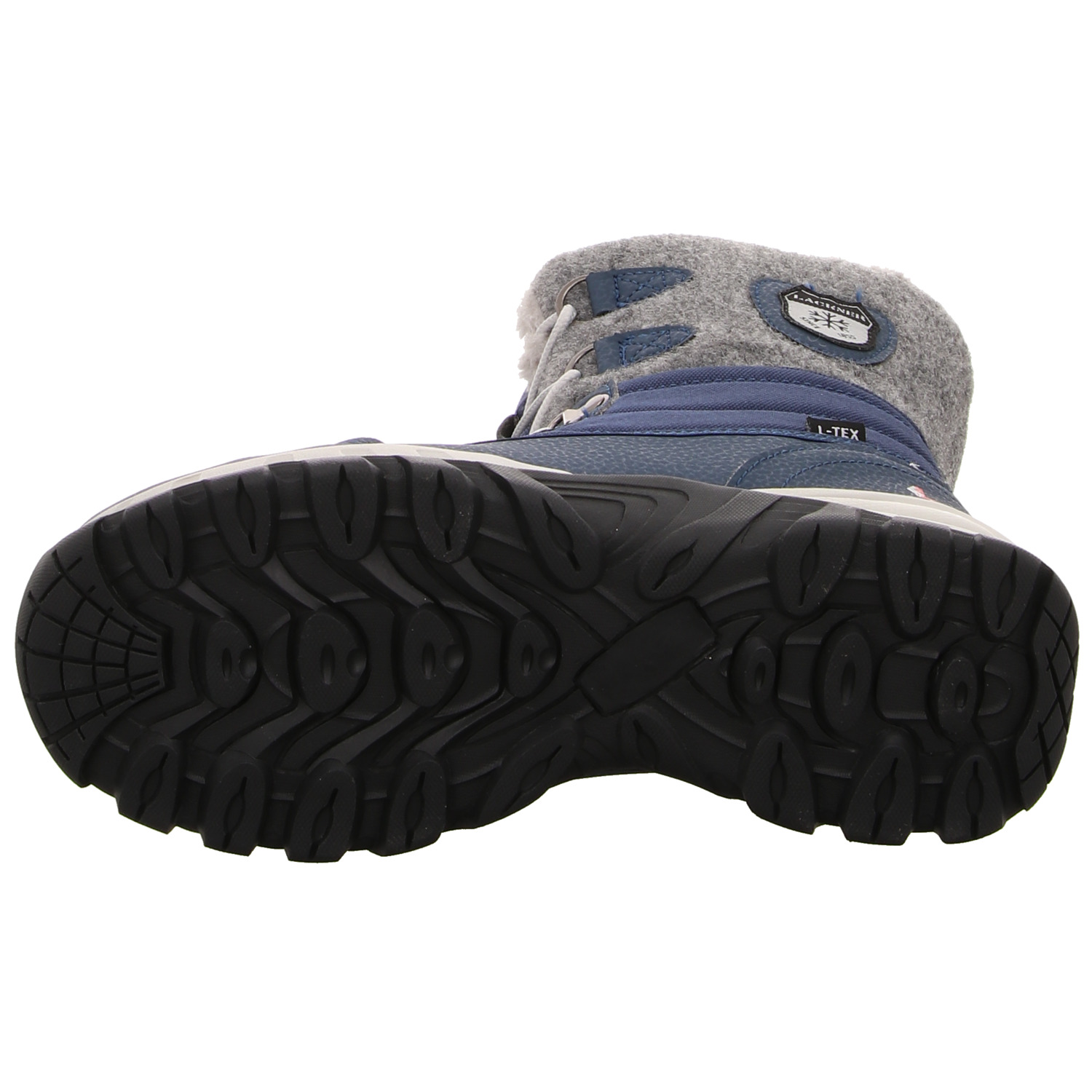 Lackner Stiefelette blau