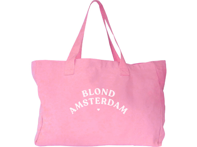 Canvas Shopper Even Bijkletsen Pink