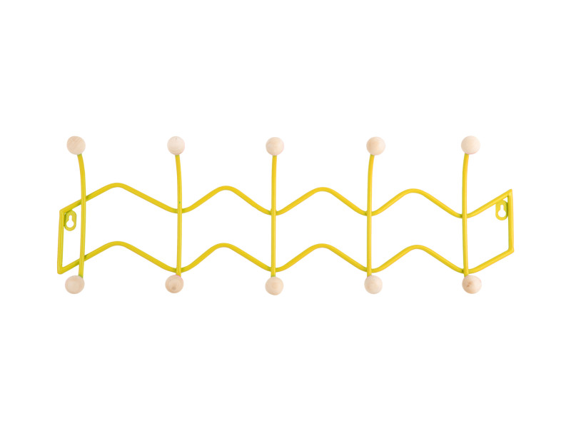 Coat Rack Double Zig Zag PT4274BK Black