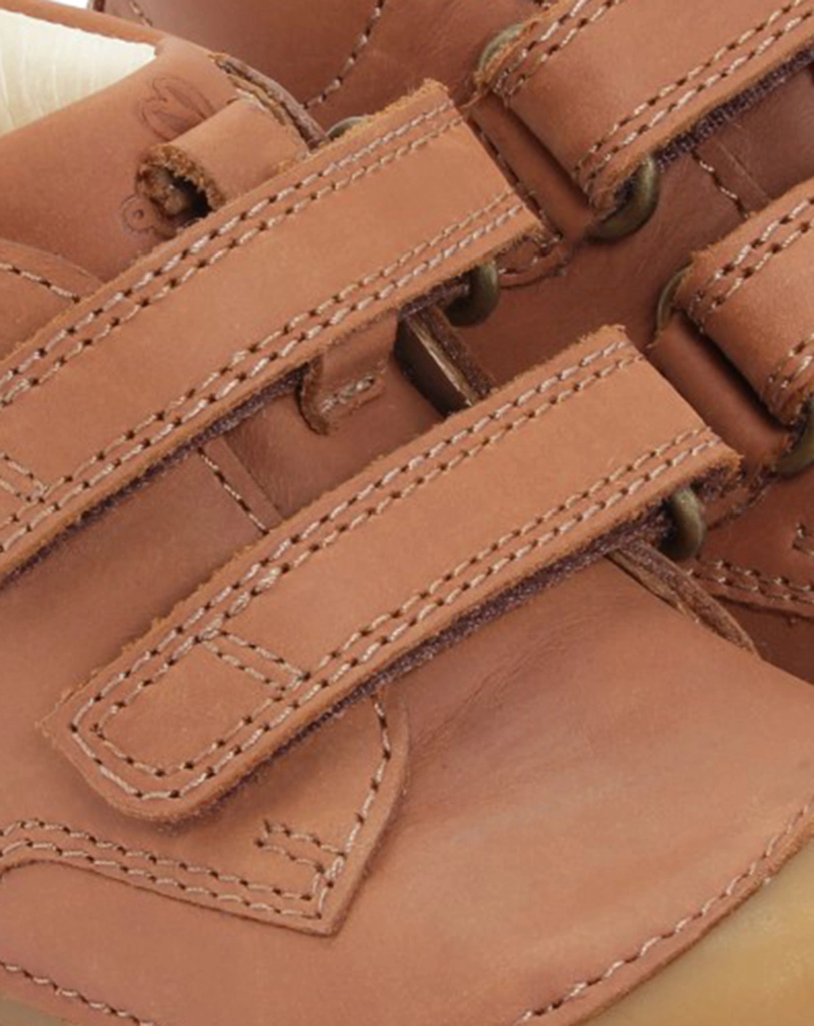 Klett-Lauflernschuhe PETIT STRAP in cognac