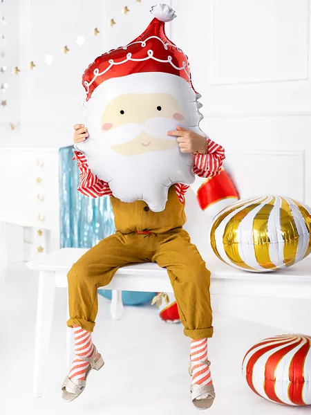 Helium Ballon Kerstman Leeg 70cm