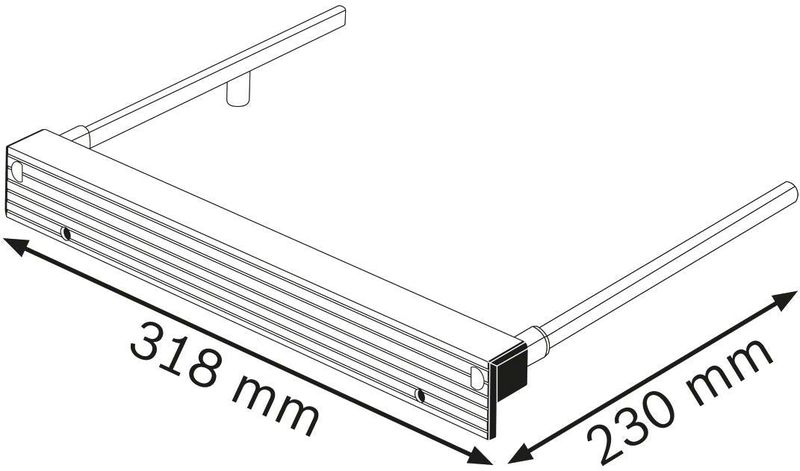 Bosch Professional - Rip Fence - Slijpmachine - Robuust - Originele Kwaliteit