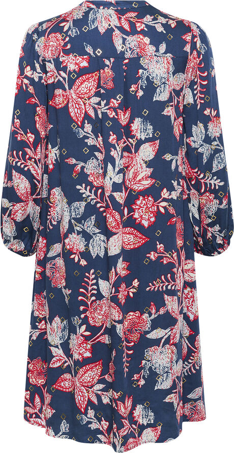 Culture CUpia Short Dress Blue flower foil