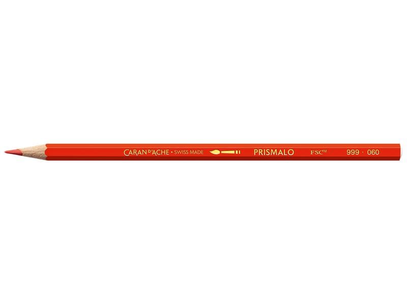 Caran d'Ache Farbstifte Prismalo 3 mm, 1 Stück, Zinnoberrot Wasservermalbare Buntstifte