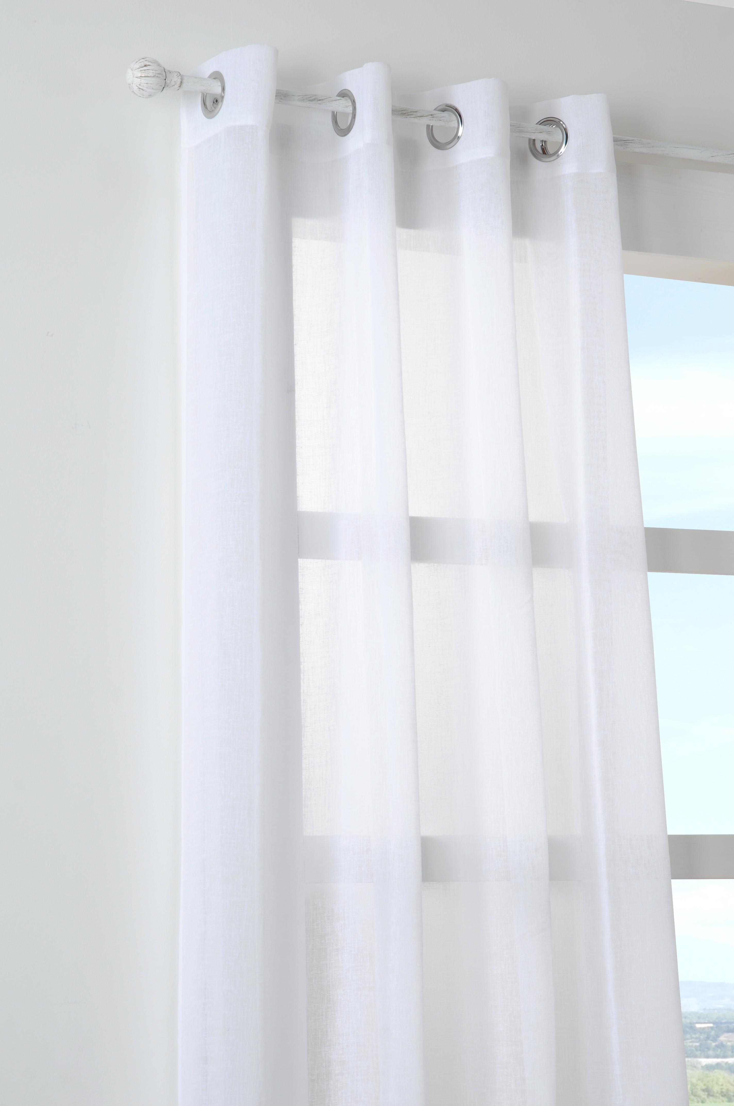 PALOMA VOILE BLANC 140X260CM