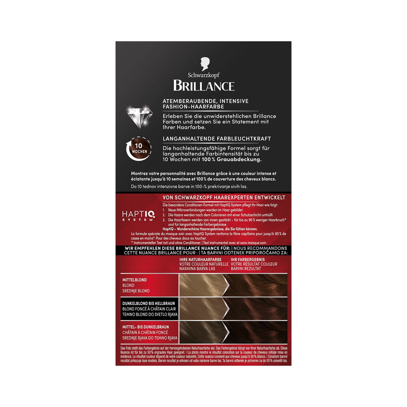 Schwarzkopf Brillance 874 Samtbraun