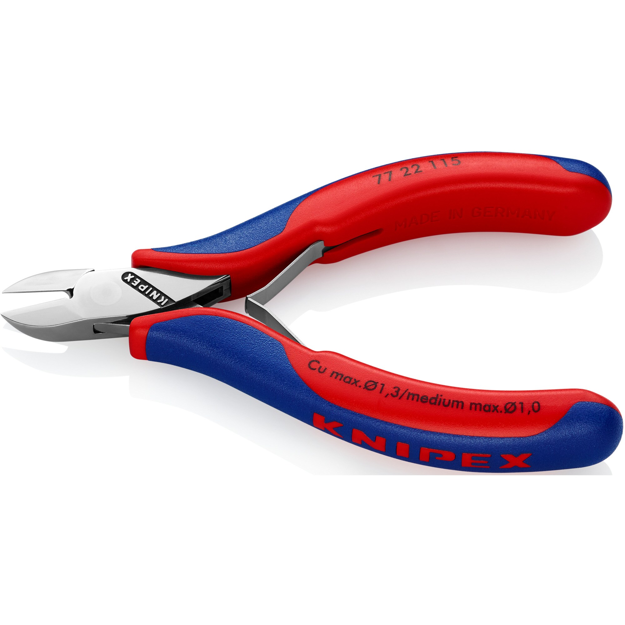 Knipex Schneid-Zange Elektronik-Seitenschneider 7722115