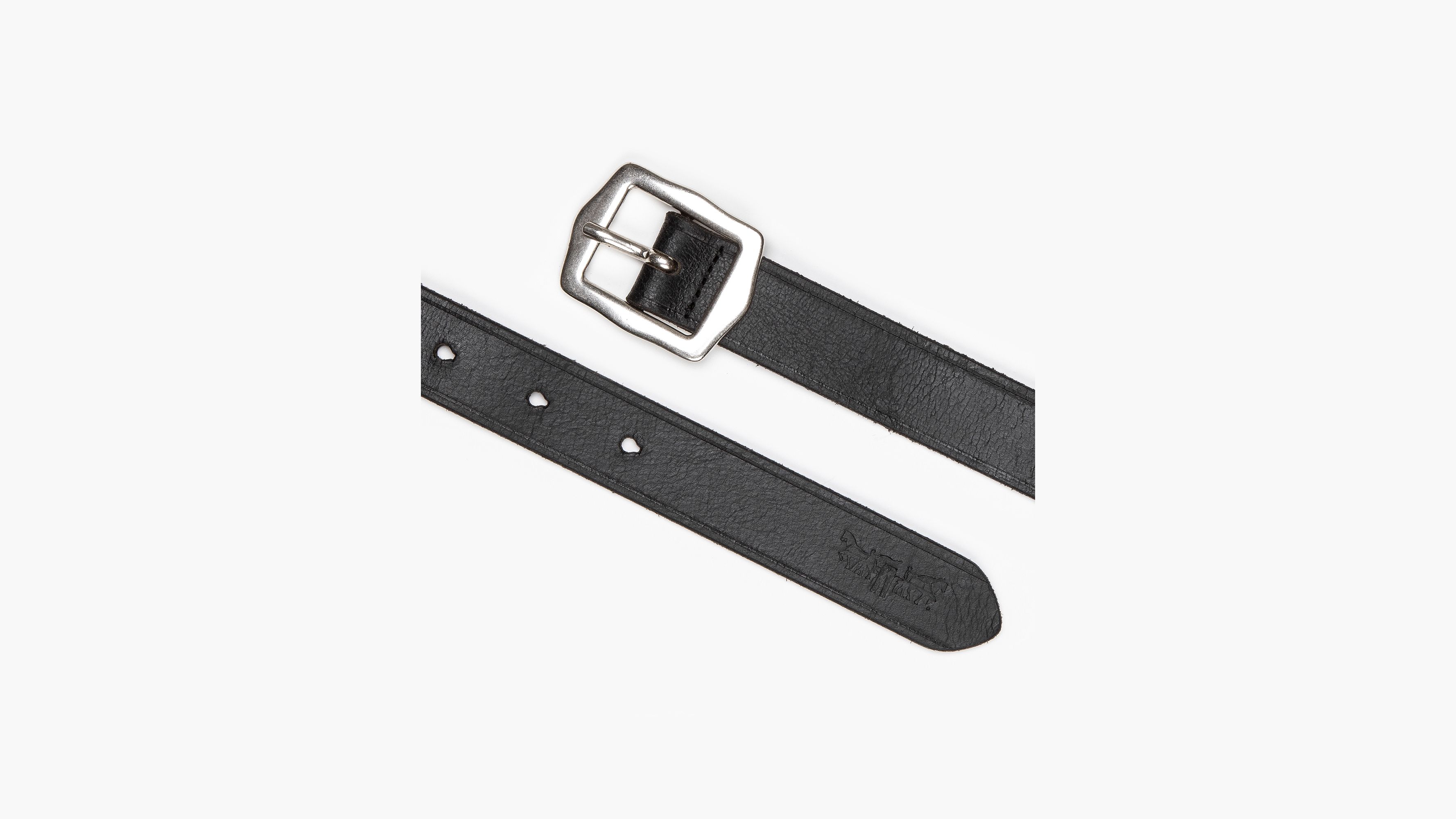 Ceinture en cuir Lux - Black - Noir