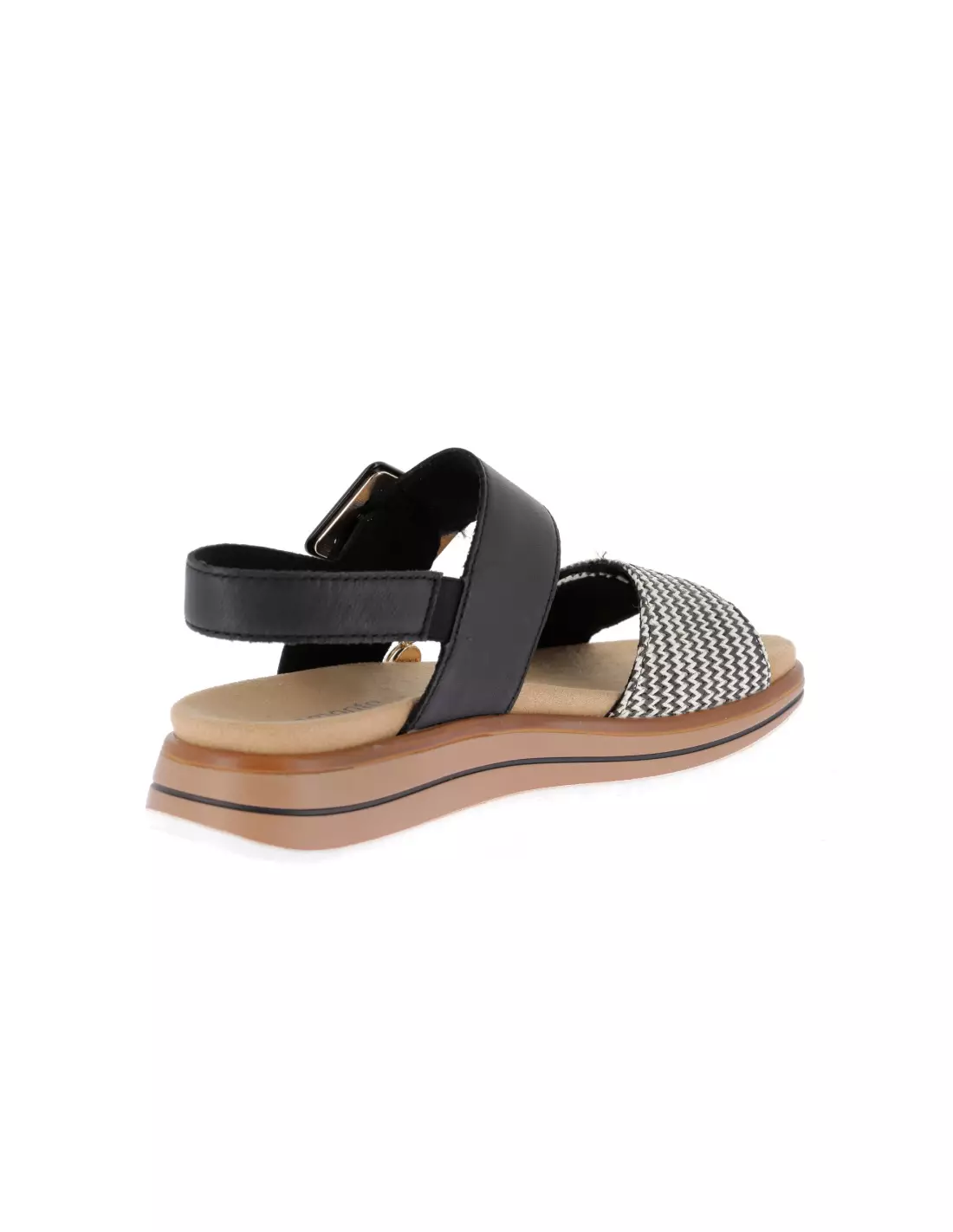 REMONTE D1J53-02 - Sandales & nu-pieds SCHWARZ-CREMA