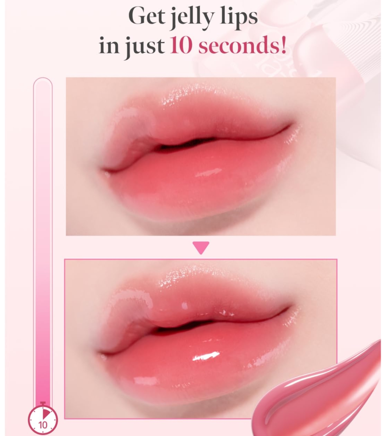 Coralhaze - Batom Glow Lock Jelly Tint - 106: chewy