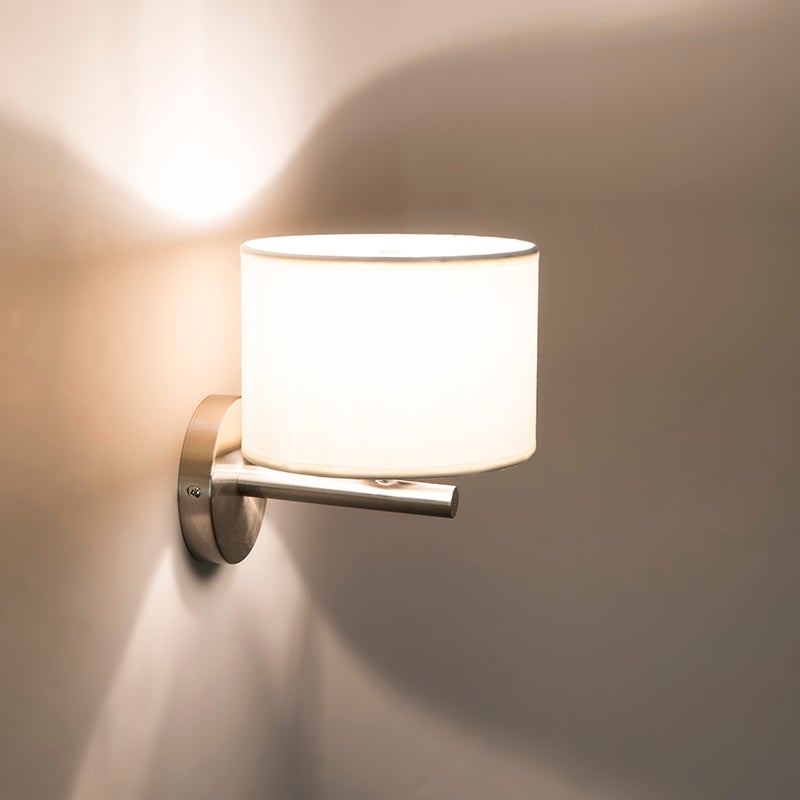 Moderne witte ronde wandlamp - VT 1