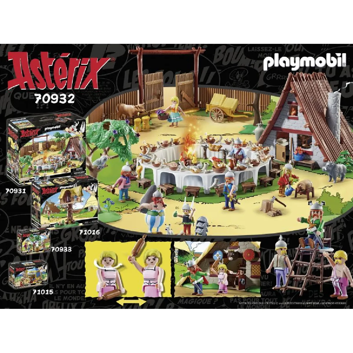 Playmobil® Playmobil 70932 La Hutte d'Abraracourcix