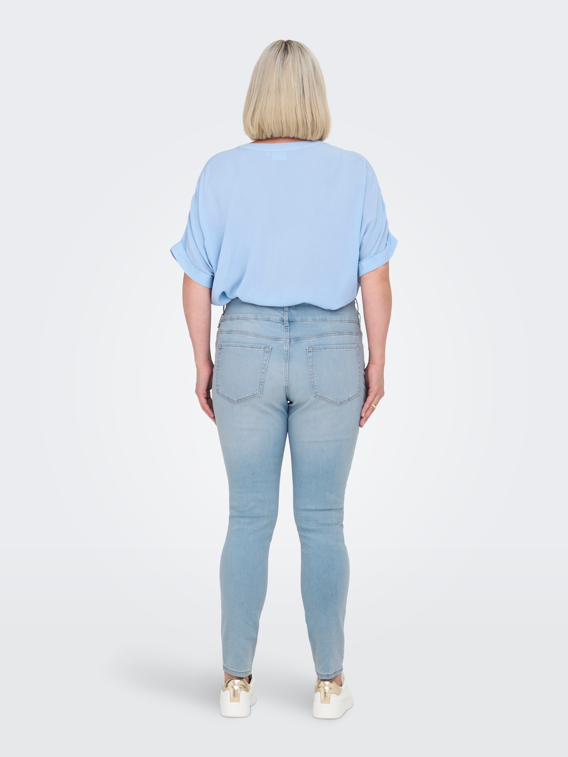 ONLY CARMAKOMA High-waist-Jeans »CARANNA HW SKINNY ANK DNM ANA NOOS«