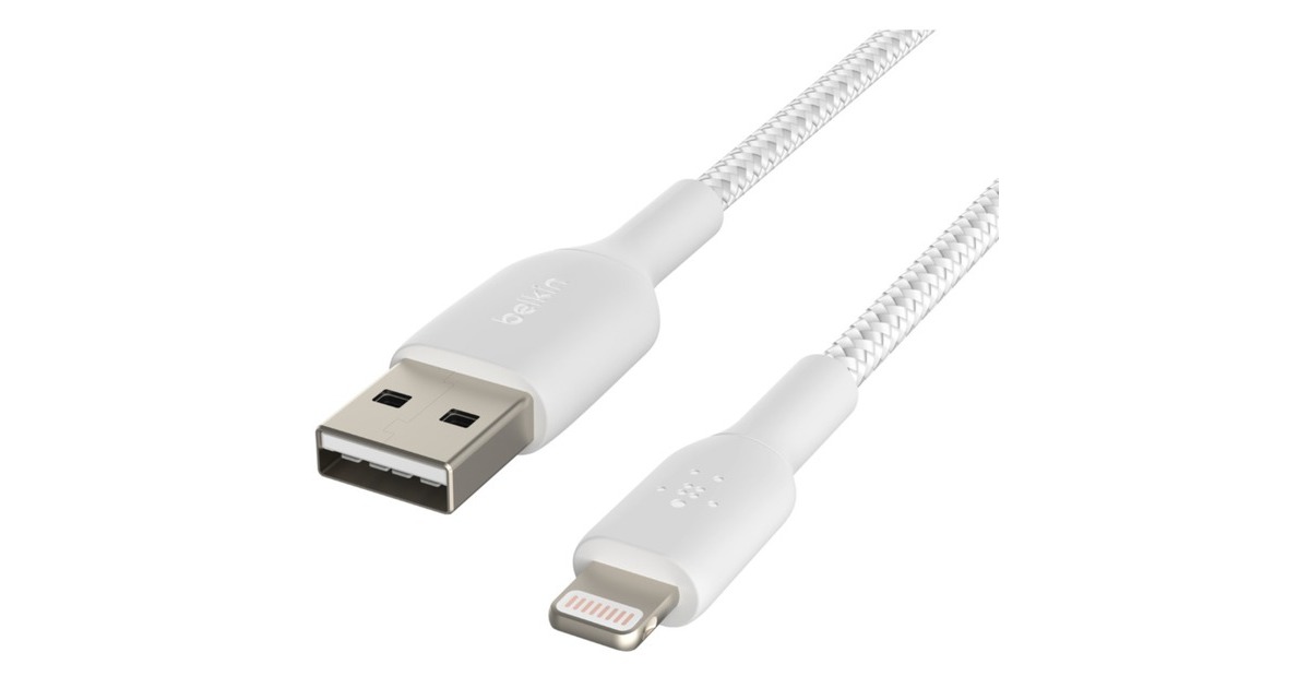 BelkinBOOSTCHARGE Lightning naar USB-A kabel  (Wit, 1 m)