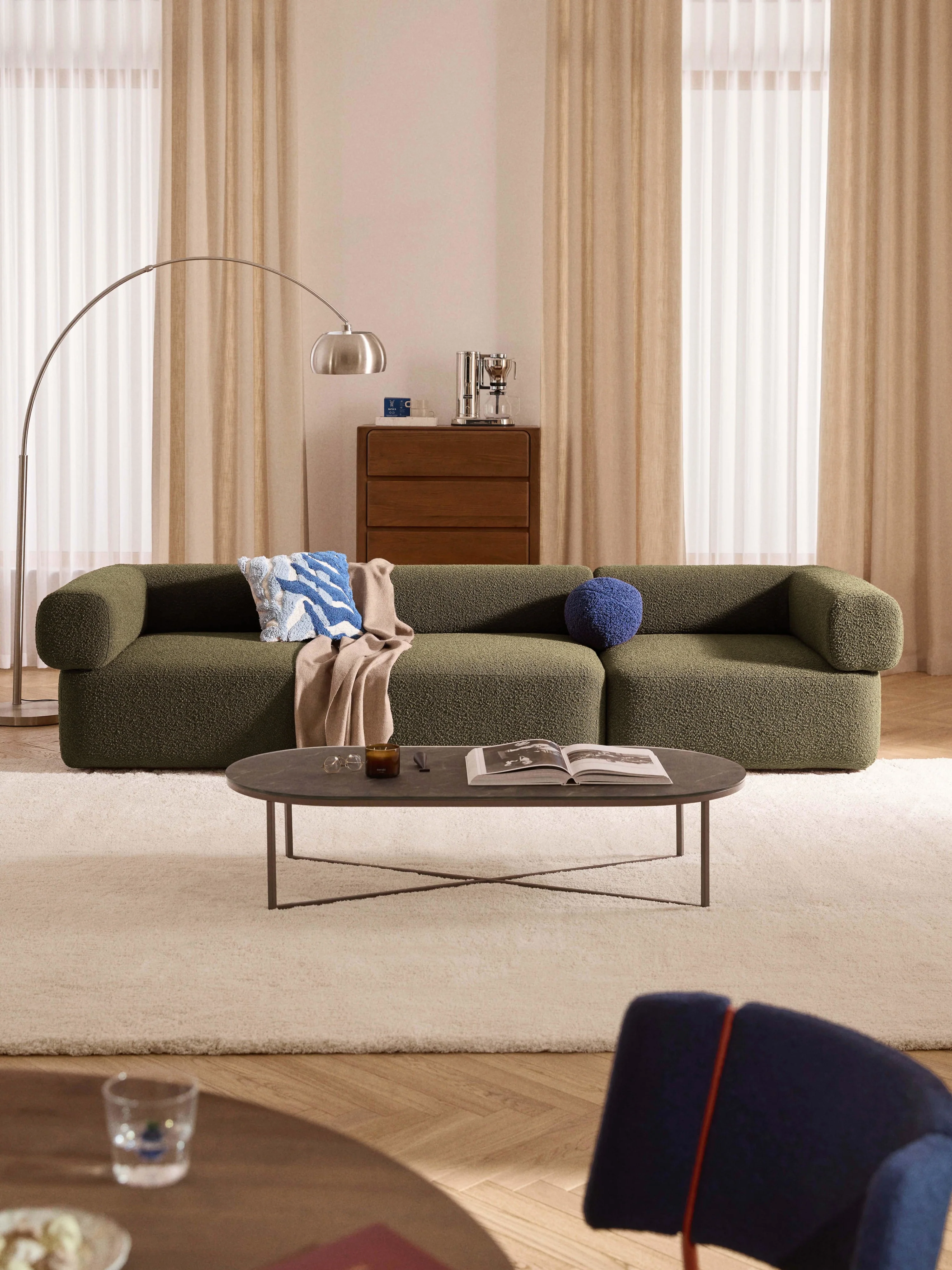 Bouclé middenmodule Anton