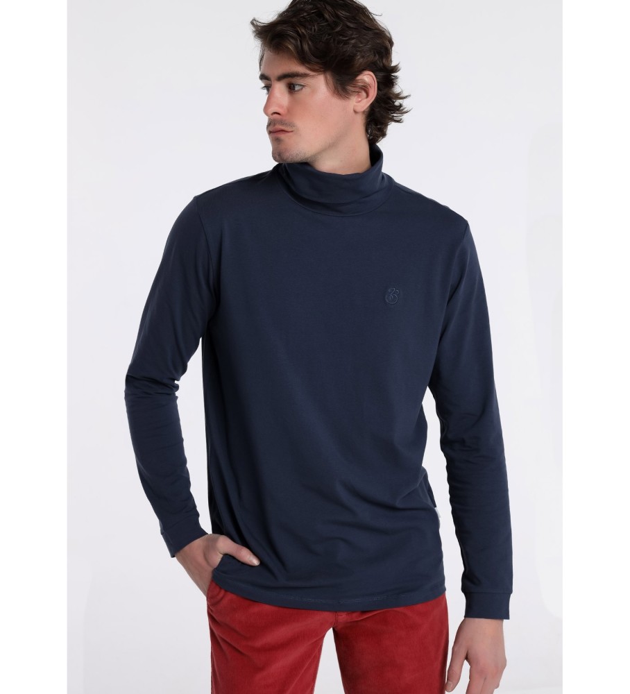 Camiseta básica de gola alta Bendorff