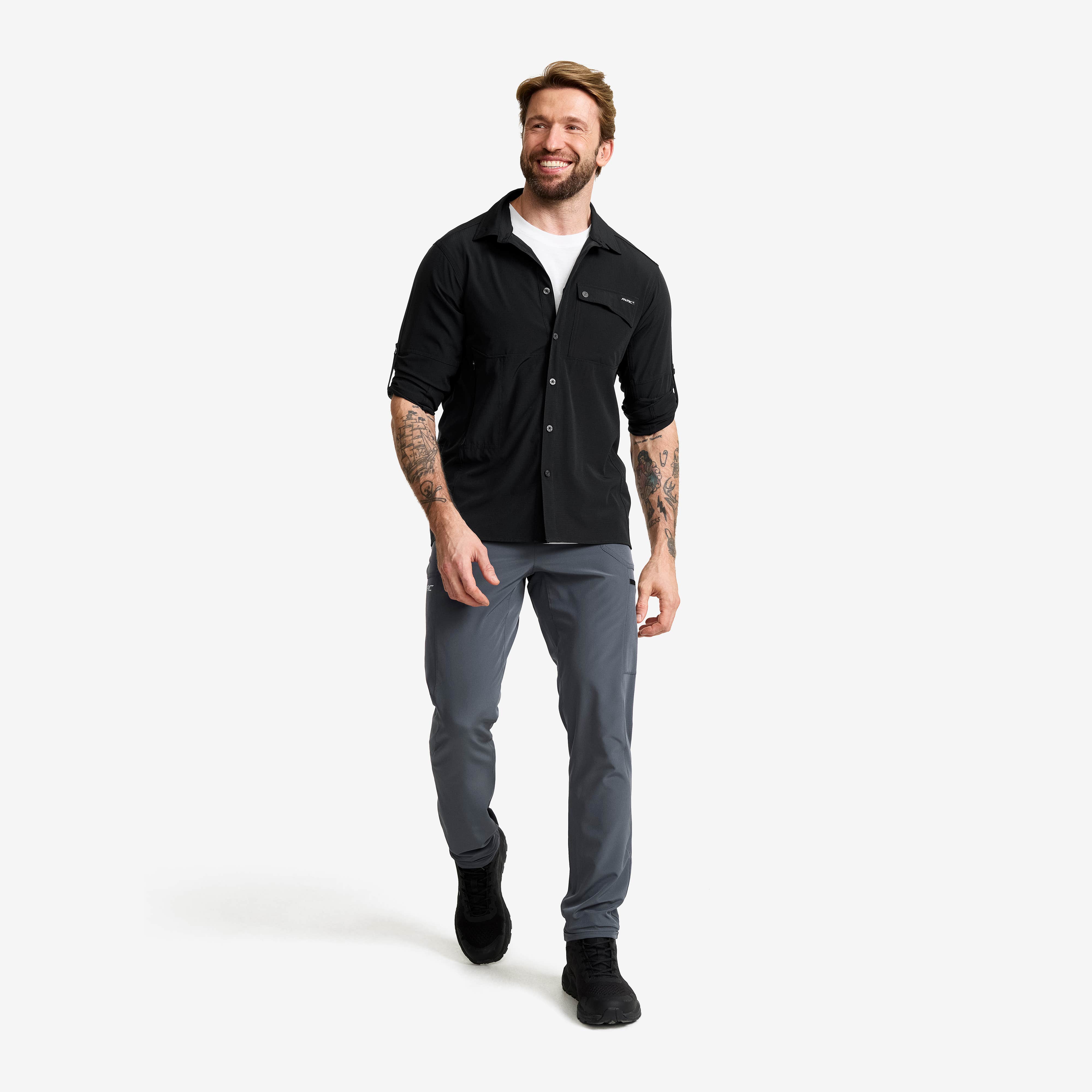 Gradient Pro UV Shirt Herre Black