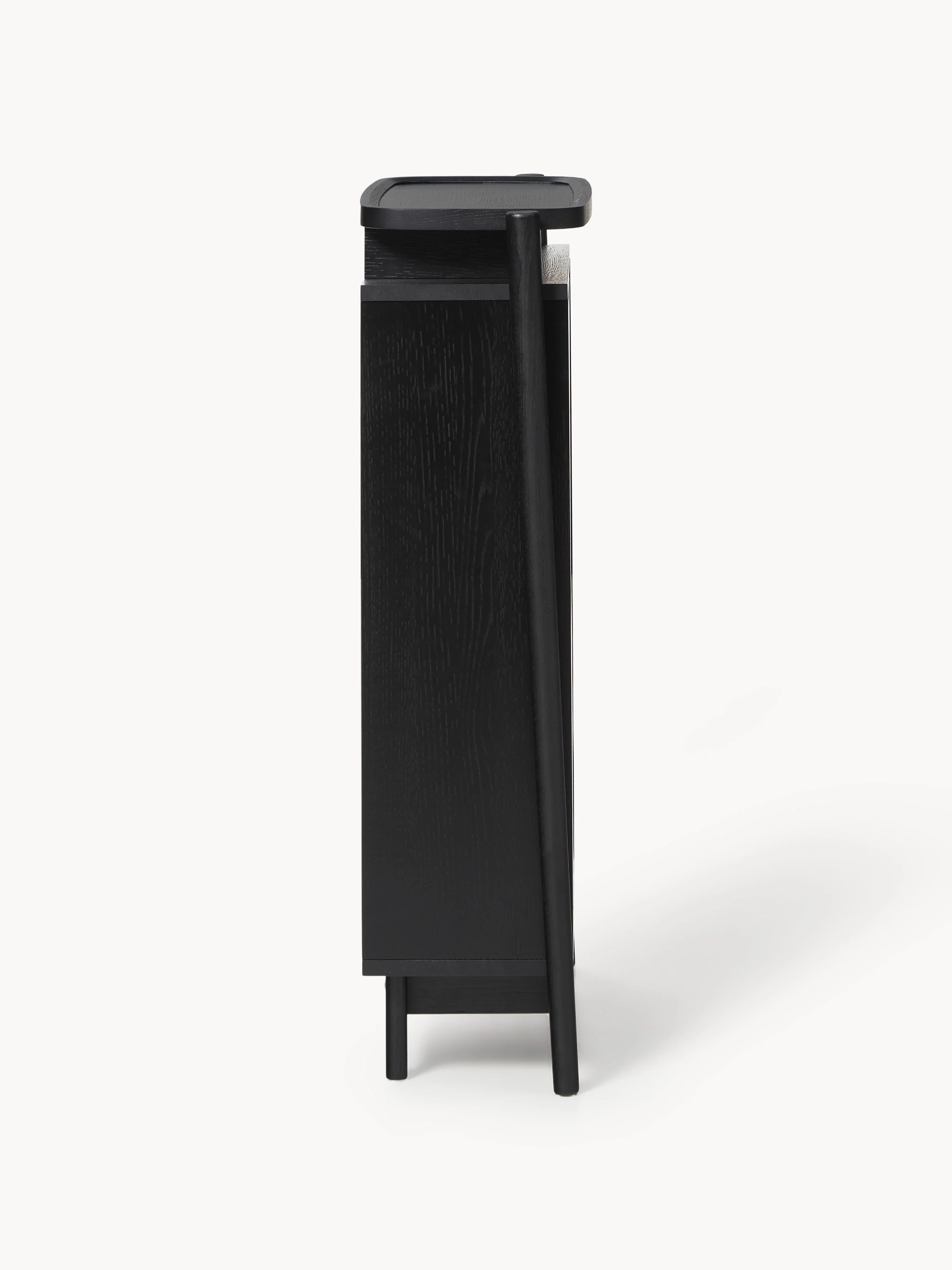 Houten schoenenkast Libby met opvouwbare planken