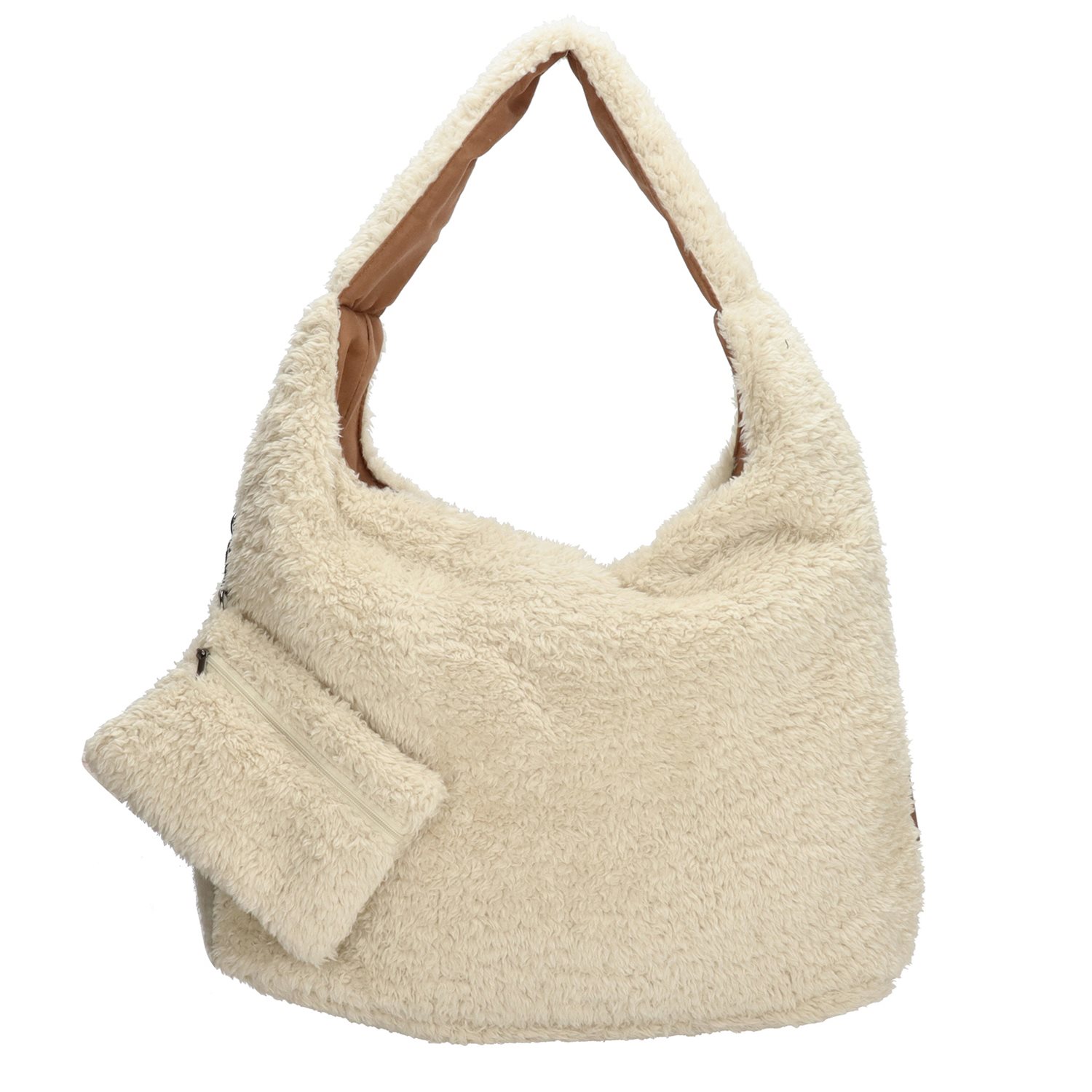 Enrico Benetti Teddy Schoudertas off white