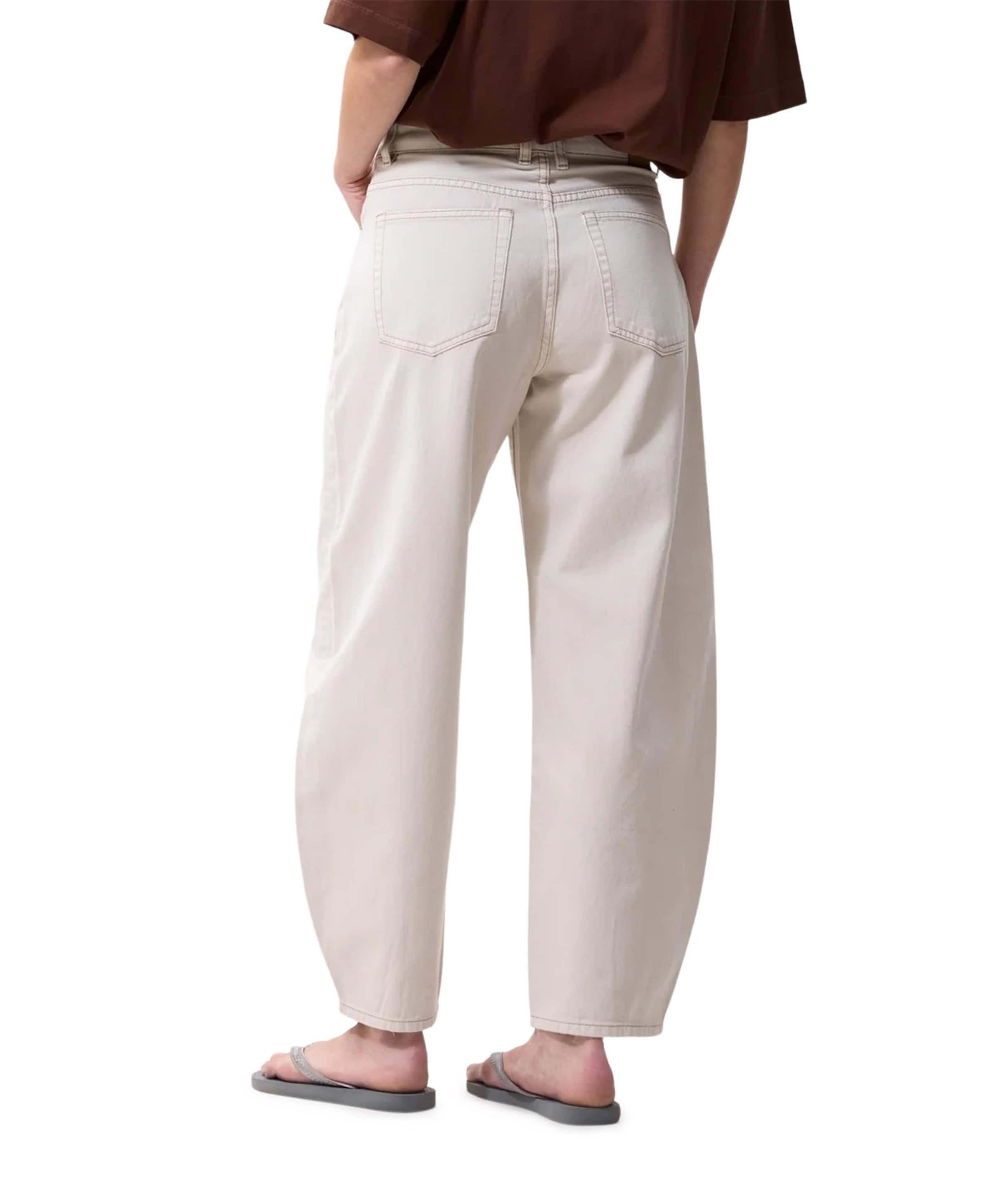 Catwalk  Junkie Cropped barrel fit dames jeans ecru