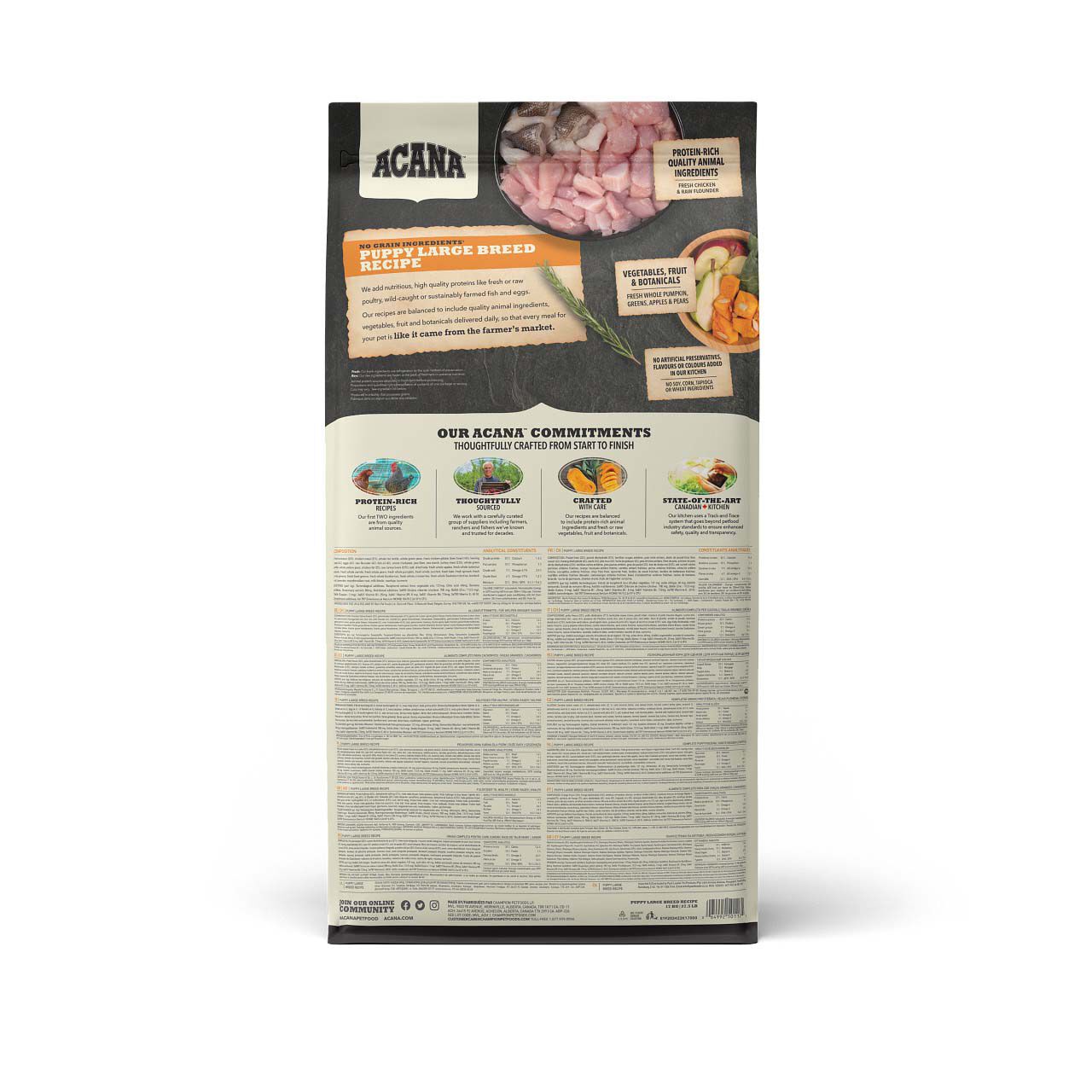 Acana Dog recipe Puppy Large - Hondenvoer - 17 Kilogram - gevogelte