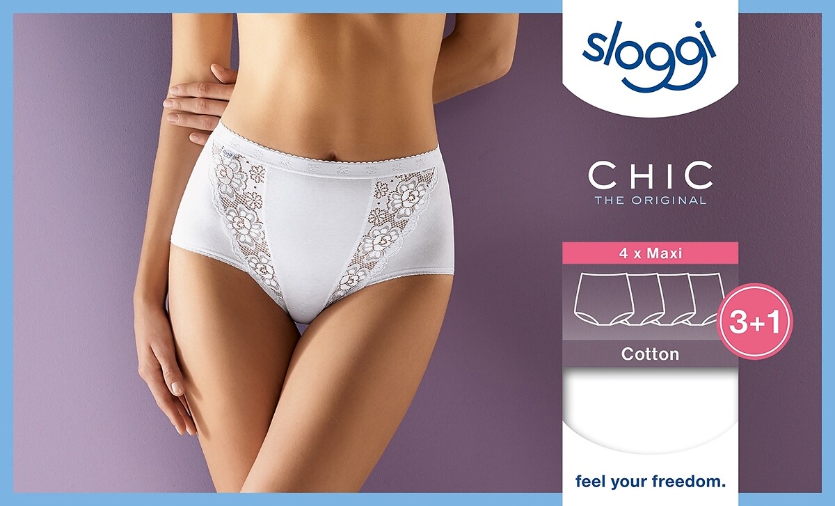 SLOGGI<br>Slip Chic (conjunto de 4)