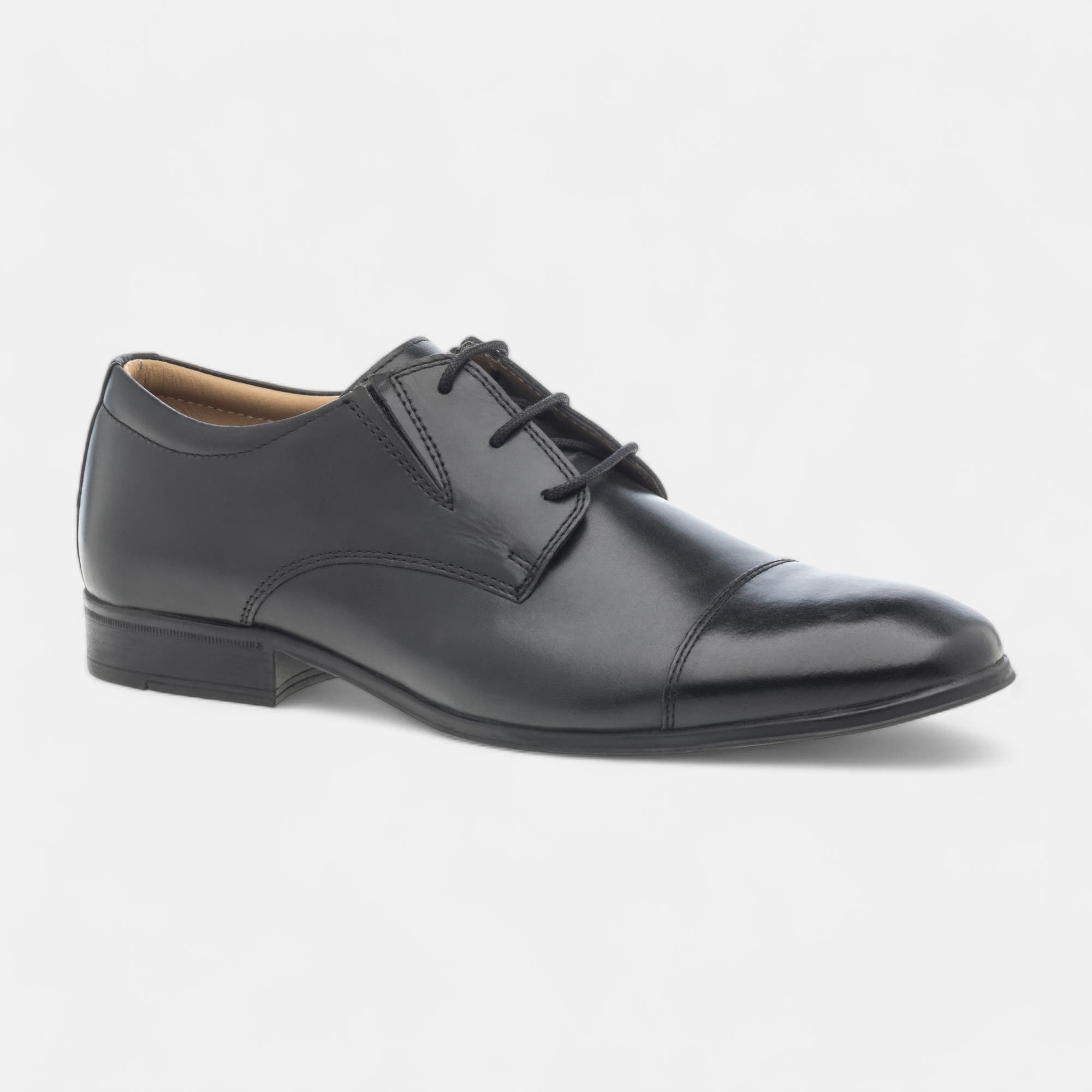 Derbies Homme en cuir noir