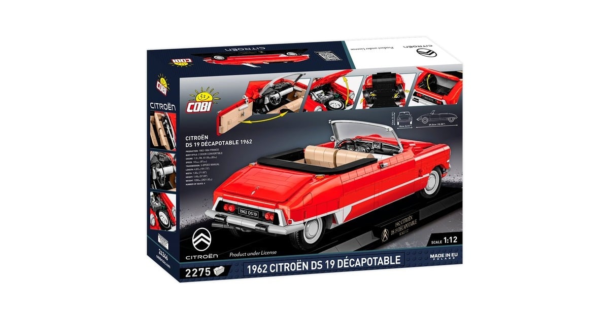 COBICitroen DS 19 Décapotable 1962 - Executive Edition Constructiespeelgoed  (24346)