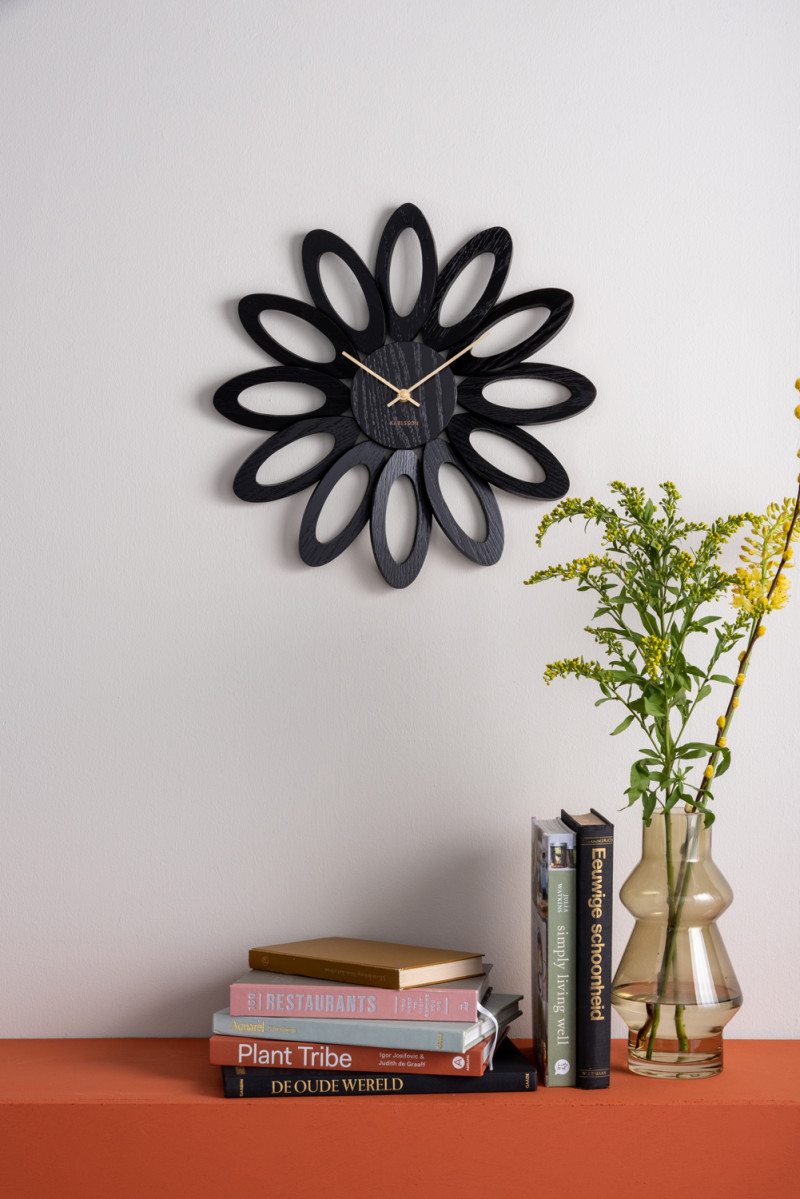 Wall Clock Fiore KA5891BK Black