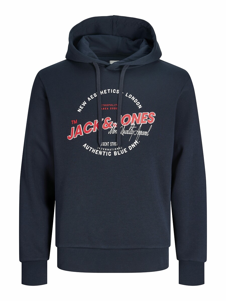 JACK & JONES<br>Moletom com capuz e logotipo JJELOGO
