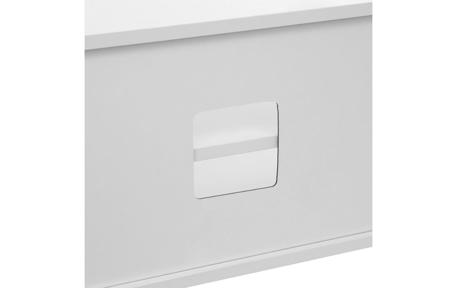 TV-Möbel 110 x 40 cm, Weiss<br>Fernsehertisch