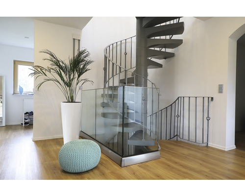 Pertura binnenhoek voor Pertura Pontos glazen balustrades, zilver