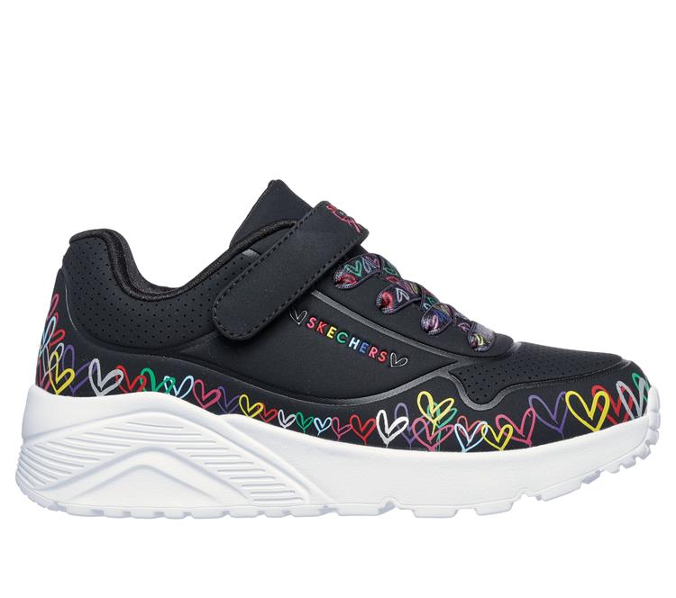 Skechers 314091L Uno Lite - Heart schwarz