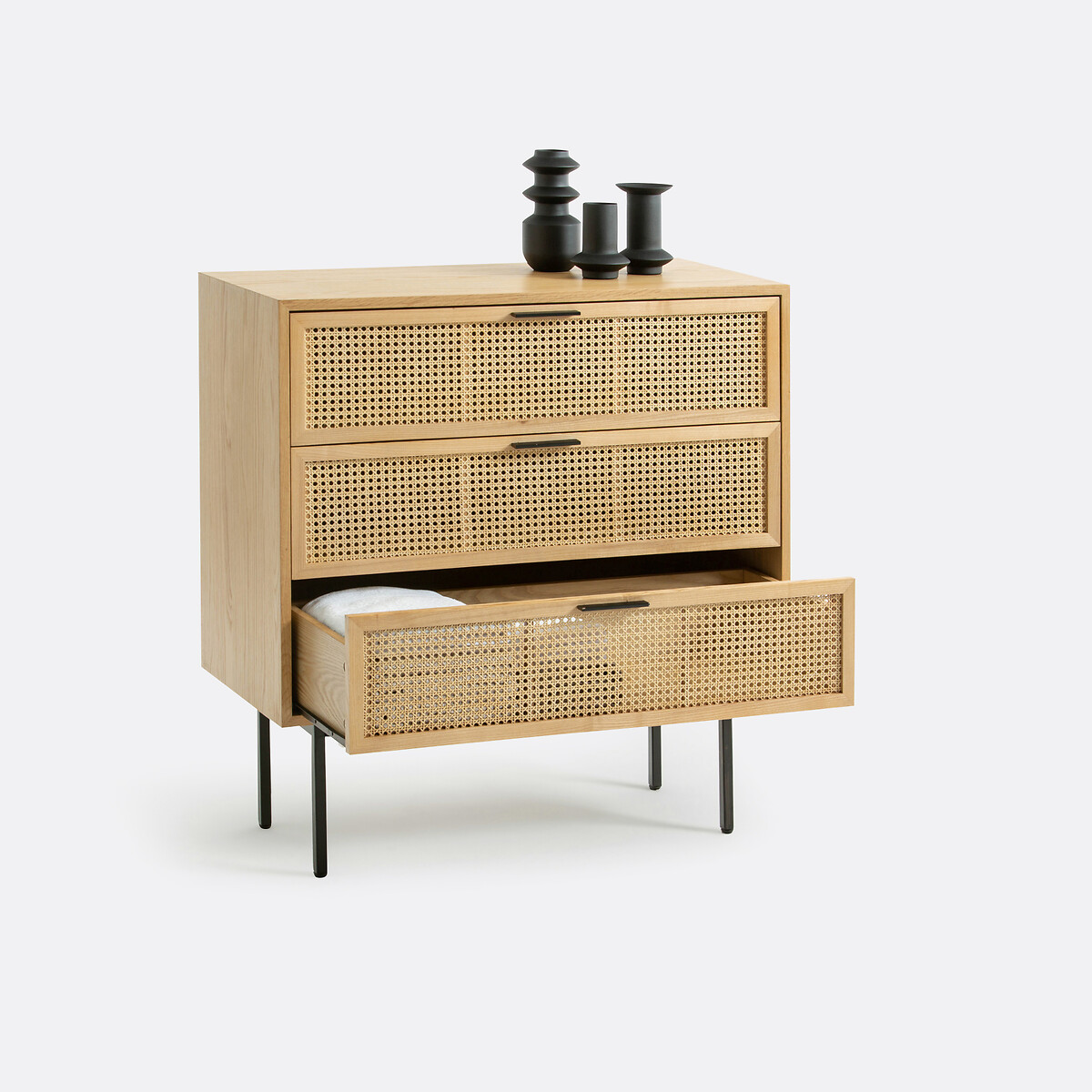 LA REDOUTE INTERIEURS<br>Cômoda com 3 gavetas Waska