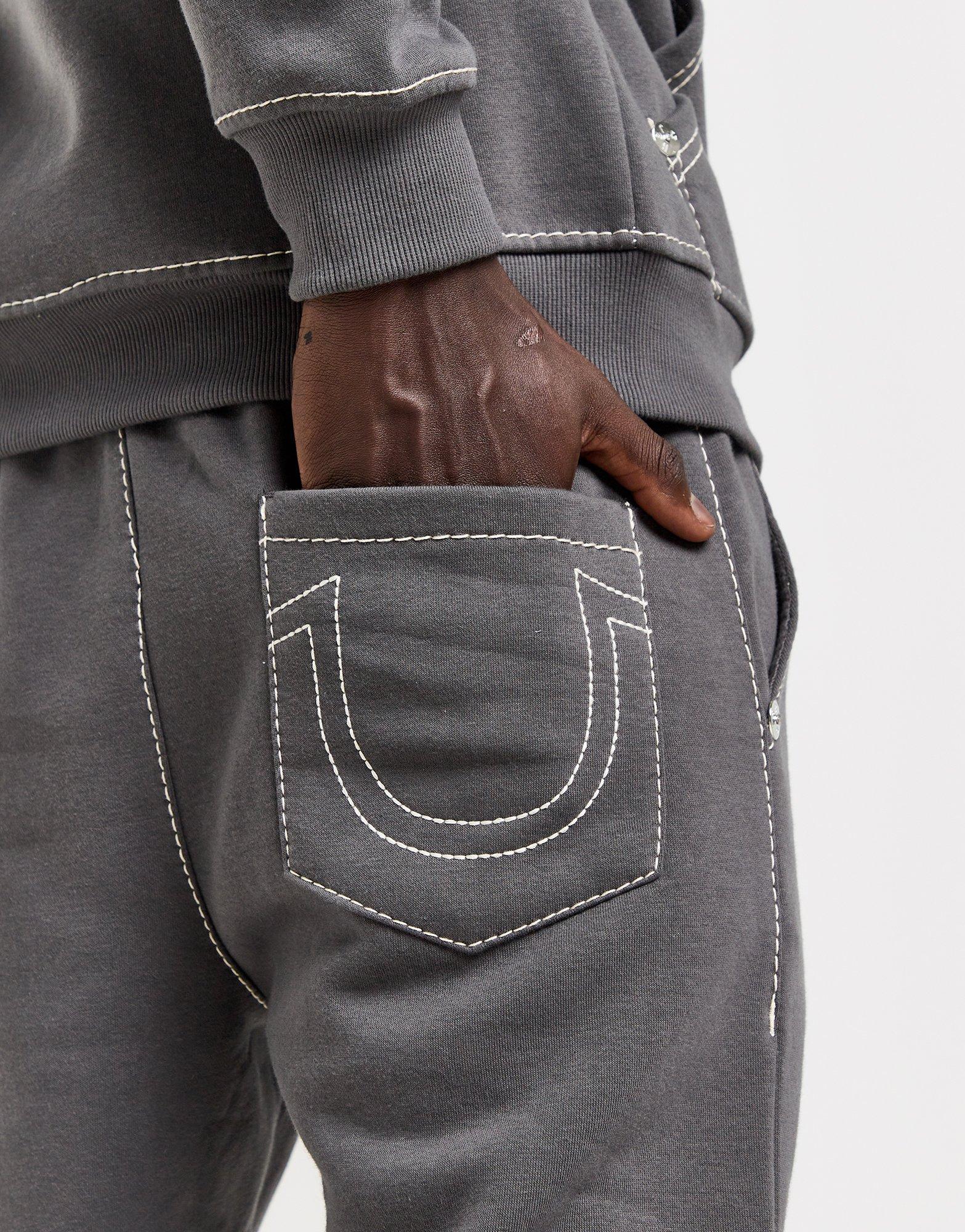True Religion Pantalon de jogging Big T Homme