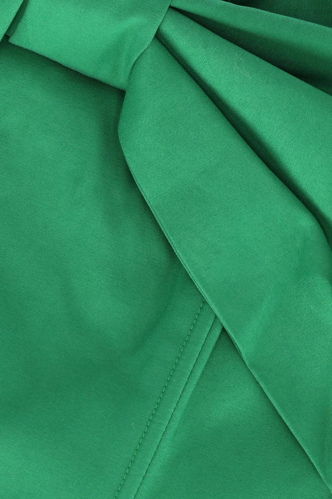 Groene strapless top met strik