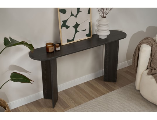 CONCEPT1 - Console Sira Lumière noir 150 x 35 x h75cm