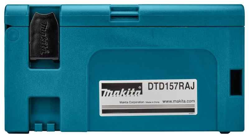 Makita DTD157RAJ 18V Li-ion accu slagschroevendraaier set (2x2.0Ah) in Mbox - koolborstelloos
