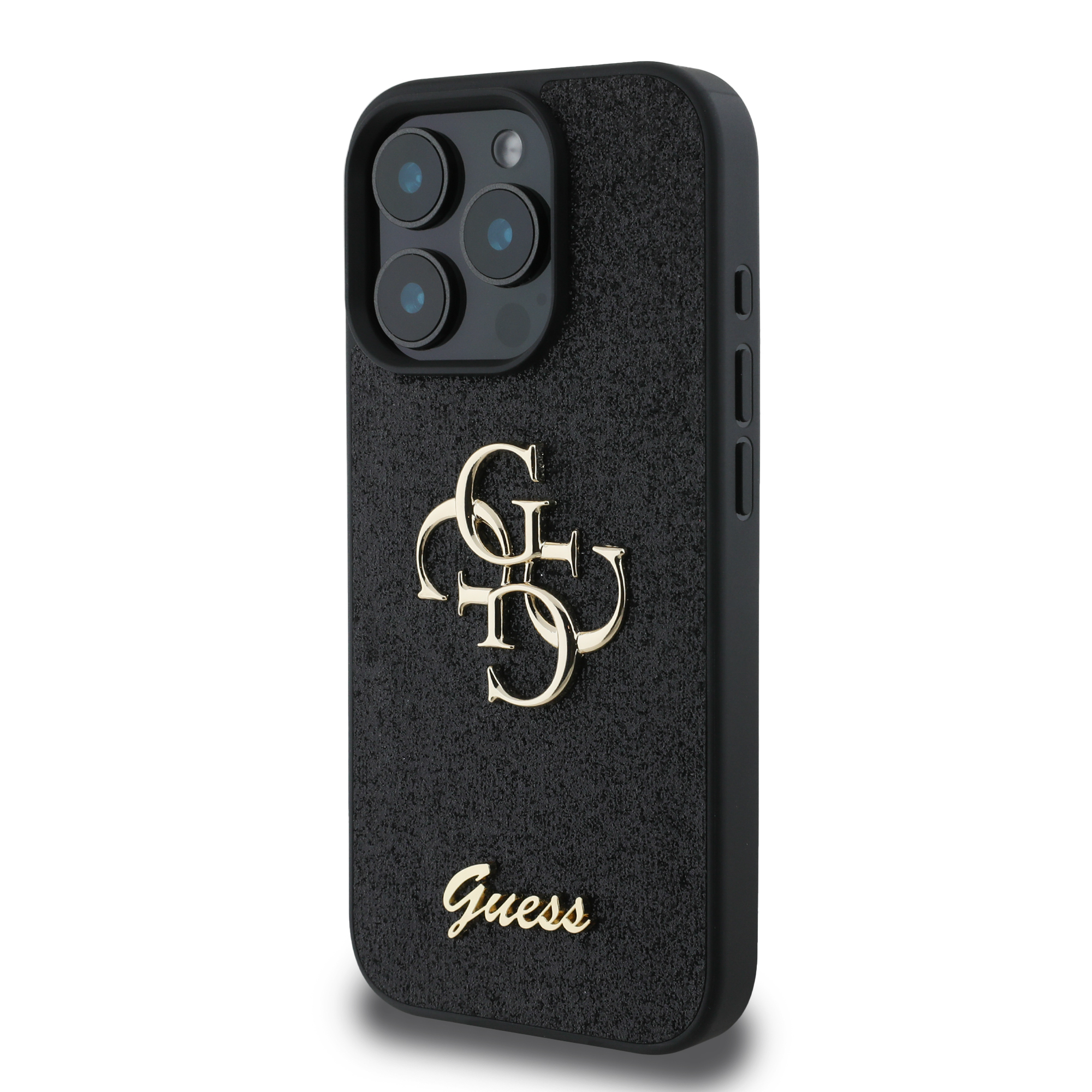 iPhone 16 Pro Max Hardcase Hülle Fixed Glitter 4G (GUHCP16XHG4SGK) - Schwarz