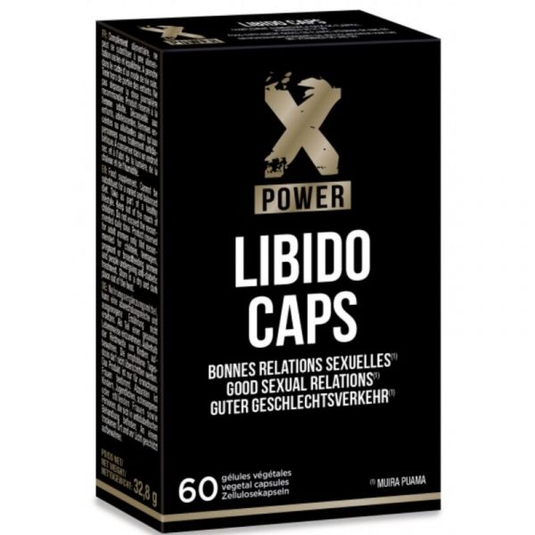 XPower Cápsulas Libido Complemento Aumento Libido e Prazer 60 Unidades