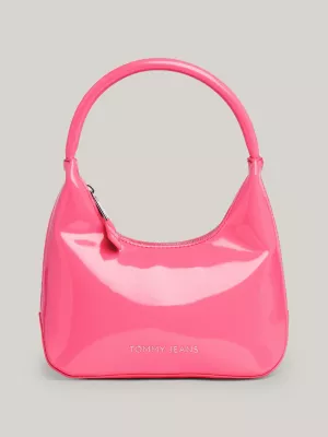 Bolsa de ombro Essential com logotipo metálico patenteado