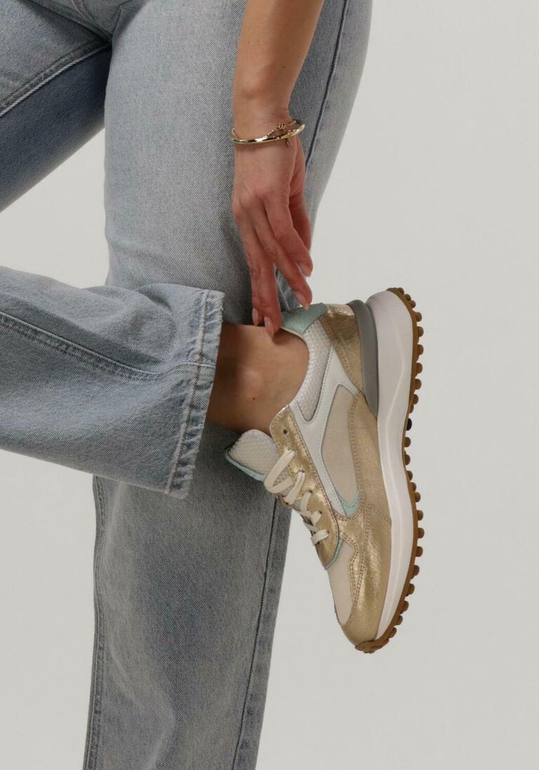 FLORIS VAN BOMMEL gouden floris van bommel lage sneakers sfw-10099