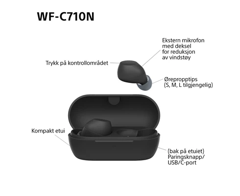 Sony WF-C710 - Black